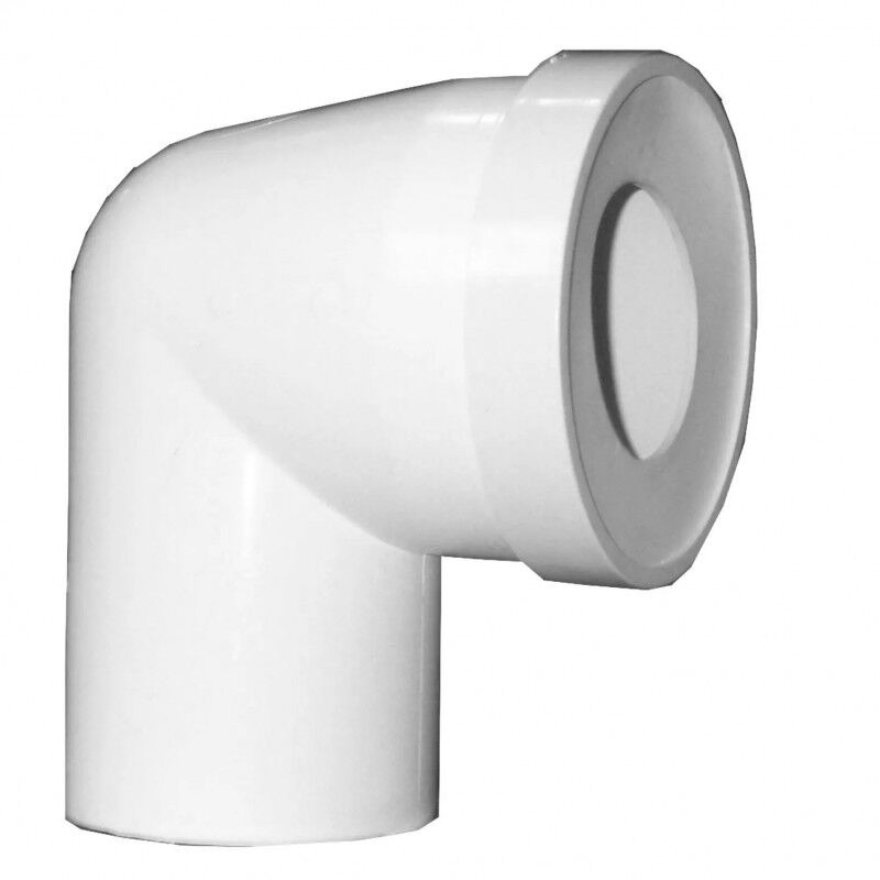 foto del prodotto regiplast gomito wc a 90 gradi diametro maschio 100
