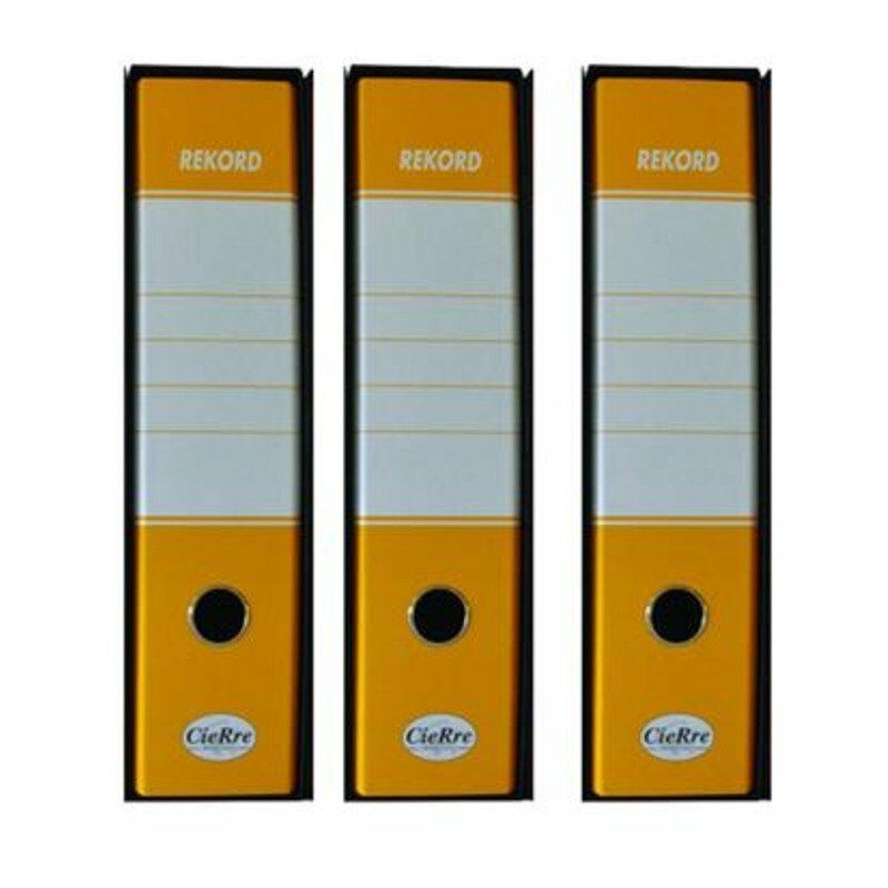 foto del prodotto registratore con custodia rekord d.8 giallo x1