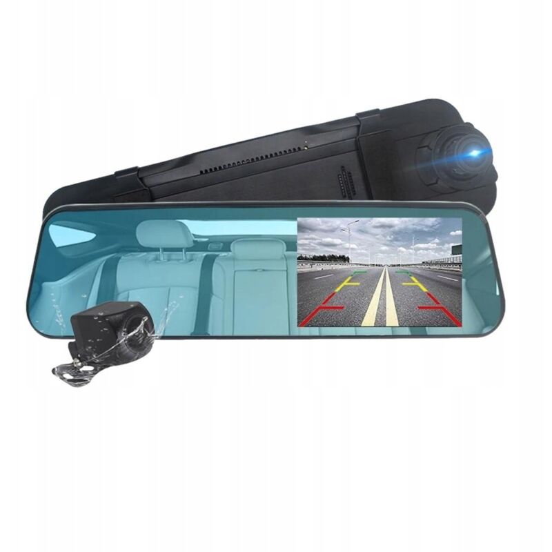 foto del prodotto registratore di guida della telecamera per auto nello specchio videoregistratore gps