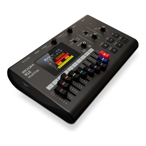 foto del prodotto registratore multitraccia multitrak r12 black