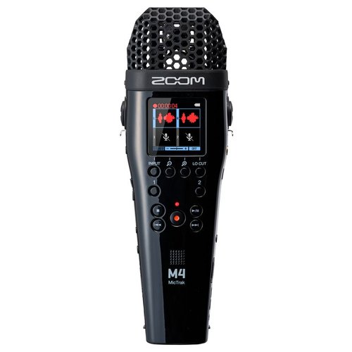 foto del prodotto registratore multitraccia zoom mictrak m4 black