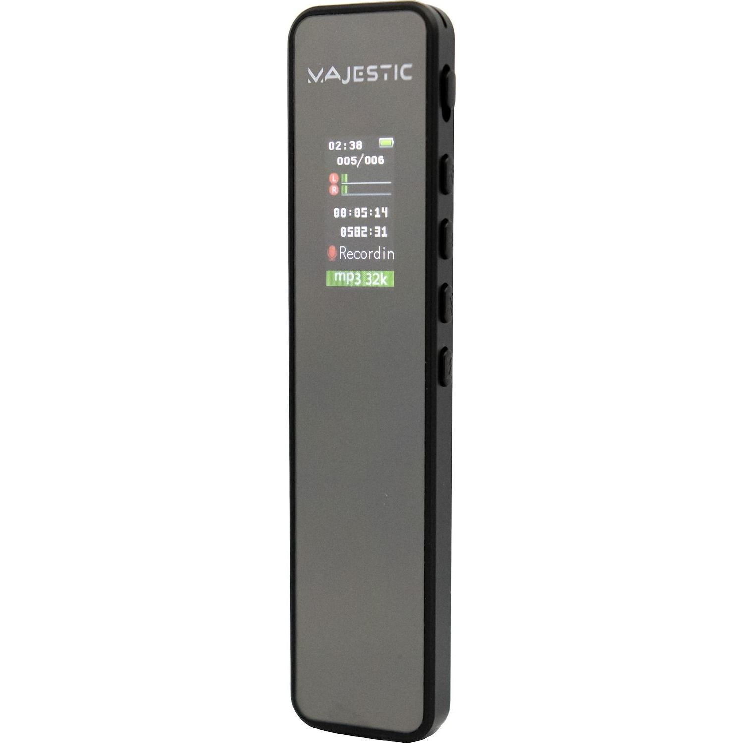 foto del prodotto registratore vocale majestic vr38 colore nero - 237038 bk