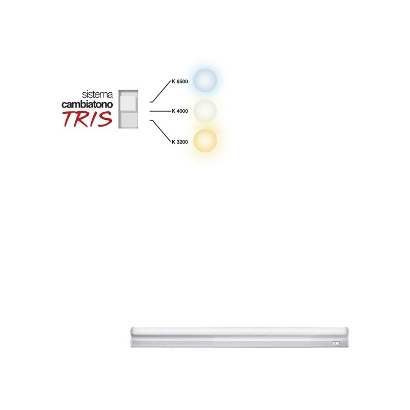foto del prodotto reglette led 20w 2000 lumen