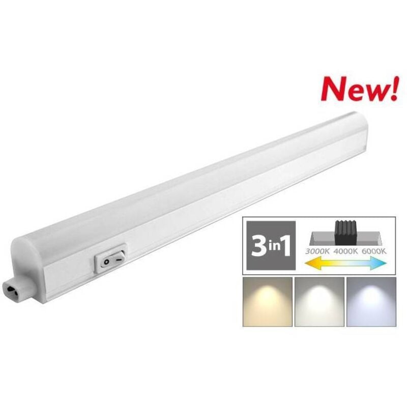 foto del prodotto reglette led 30 cm 5w 850lm 3000 4000 6000 k