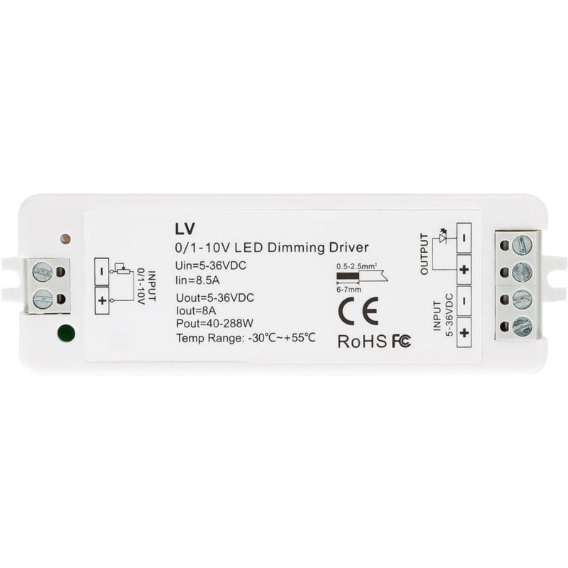 foto del prodotto regolatore 1-10v per striscia led bianco