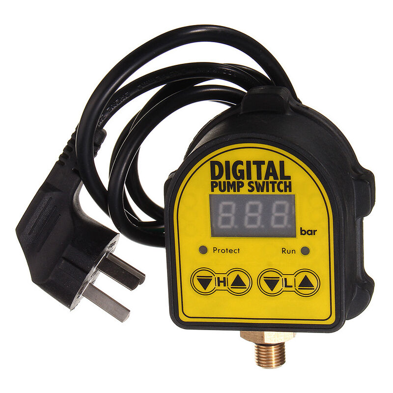 foto del prodotto regolatore automatico 220v per pompa domestica, controllo pressa, azionamento pressa elettrico digitale maschio sollbry