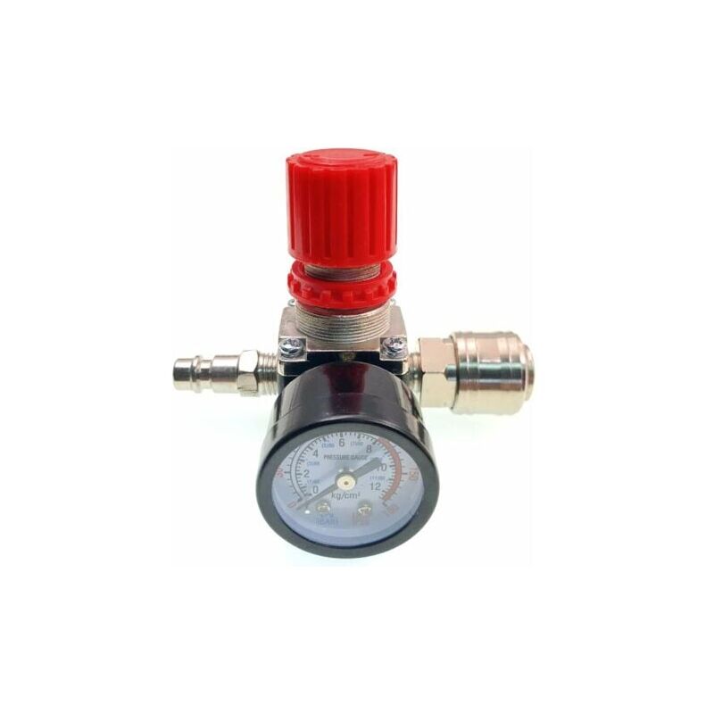 foto del prodotto regolatore di pressione del compressore d'aria da 1 4', regolatore di pressione pneumatico da 1 4', valvola di regolazione della pressione con