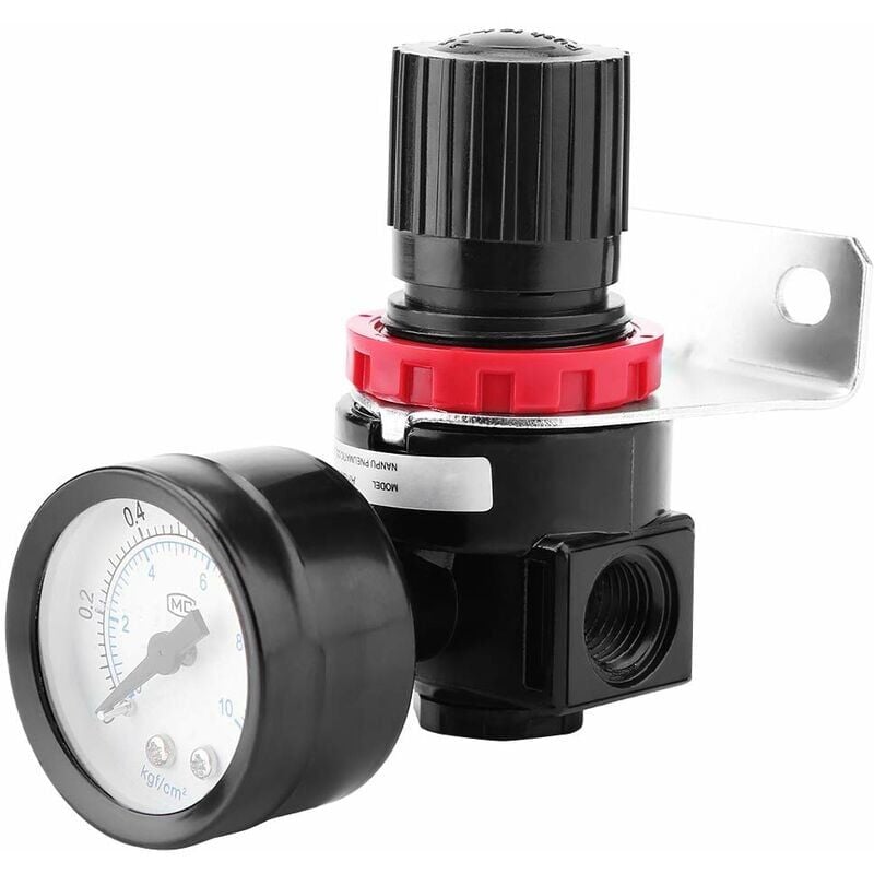 foto del prodotto regolatore di pressione dell aria 1pc ar2000 g1 4 compressore controllato pneumatico con manometro