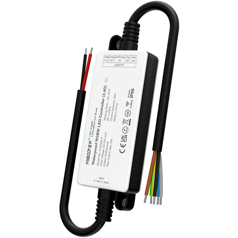 immagine 0 del prodotto regolatore di resistenza dell acqua ip66 per rgbw radio frequence alexa google assistant 038s p