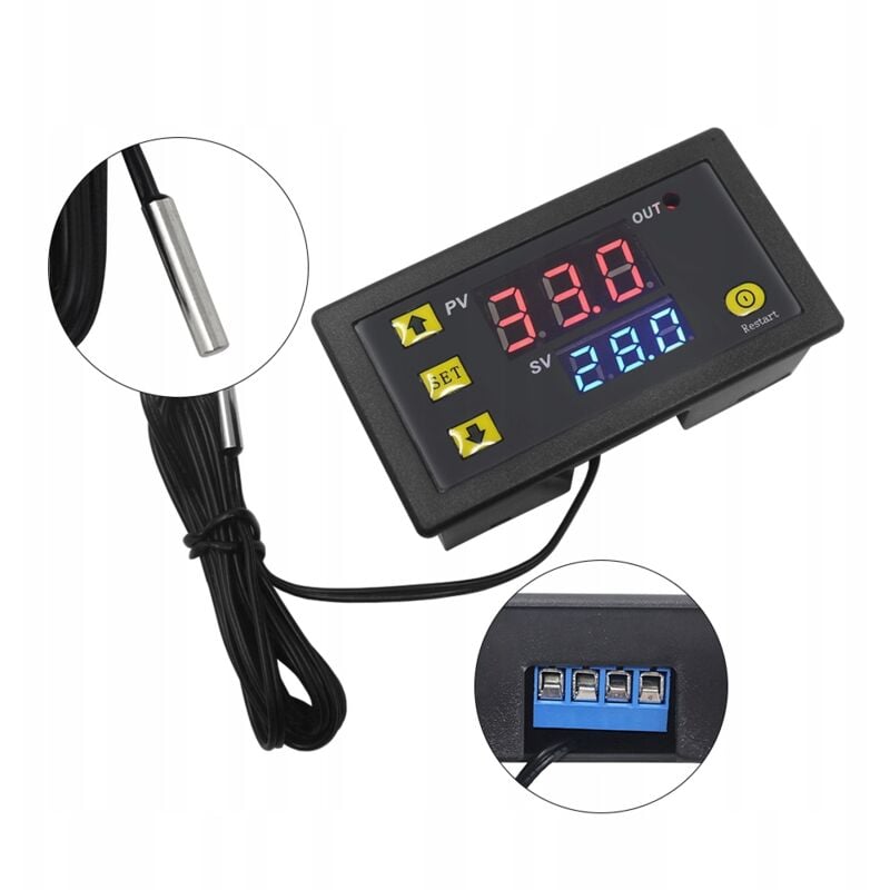 foto del prodotto regolatore di temperatura termostato elettronico 12v