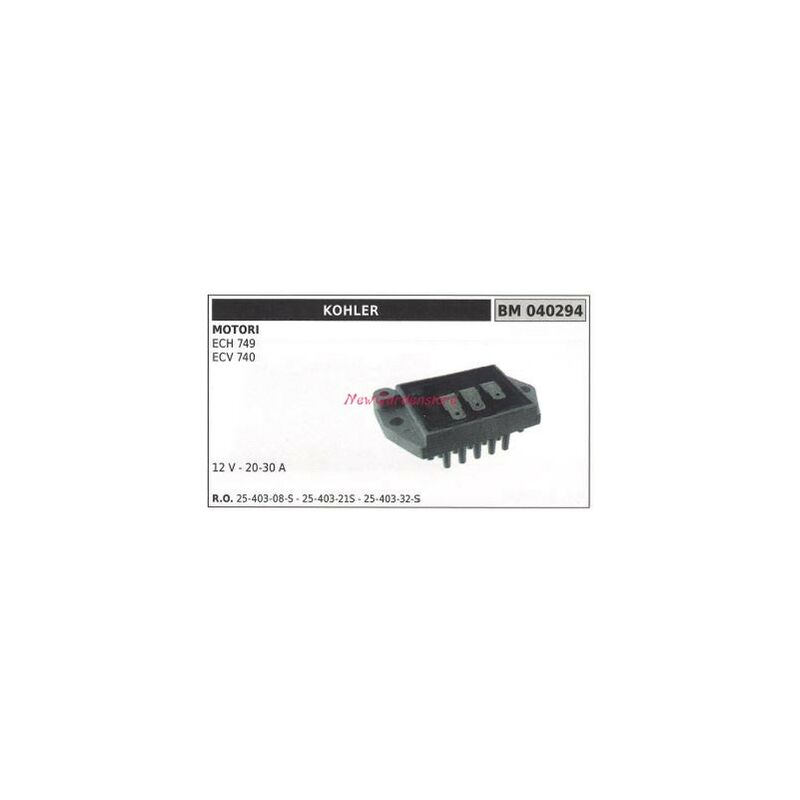 foto del prodotto regolatore di tensione kohler motore ech 749 ecv 740 12 v 20 30 a 040294