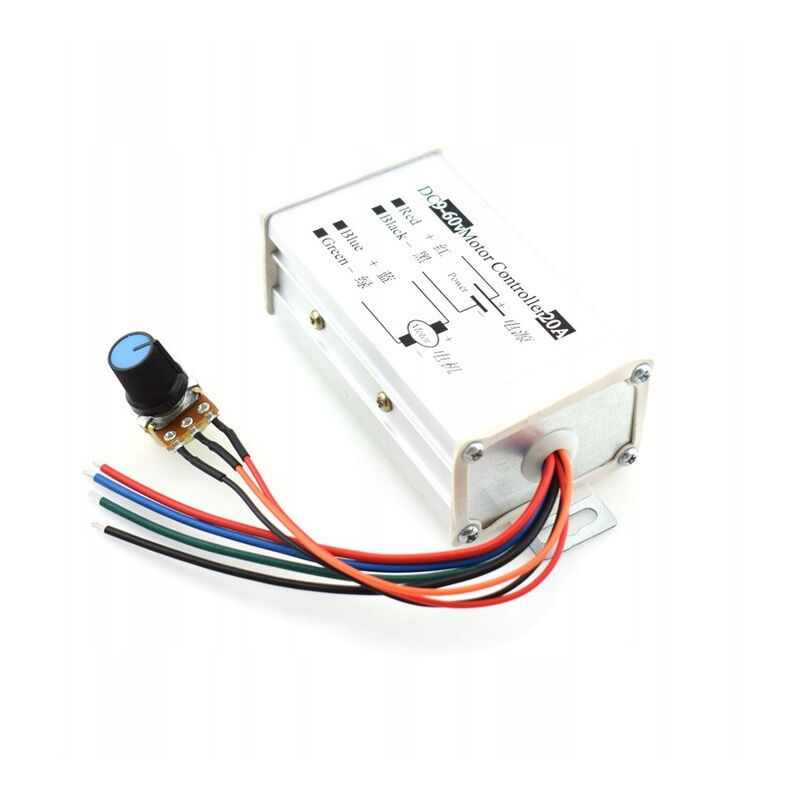 foto del prodotto regolatore di velocit motore pwm dc 9 60v 20a 12v 24v