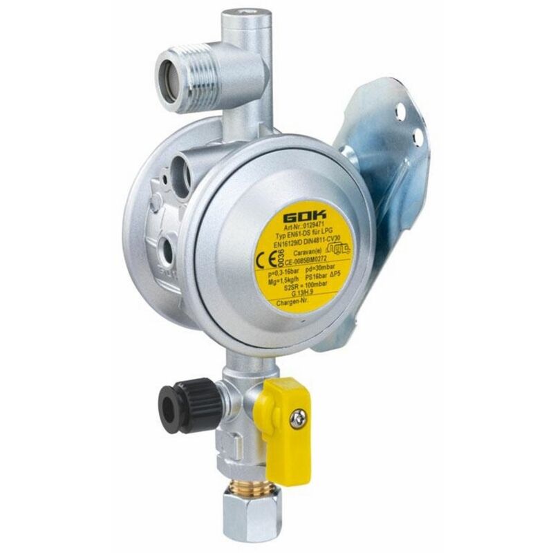 foto del prodotto regolatore fissaggio parete 30mbar 1,5kg h dm. 8mm