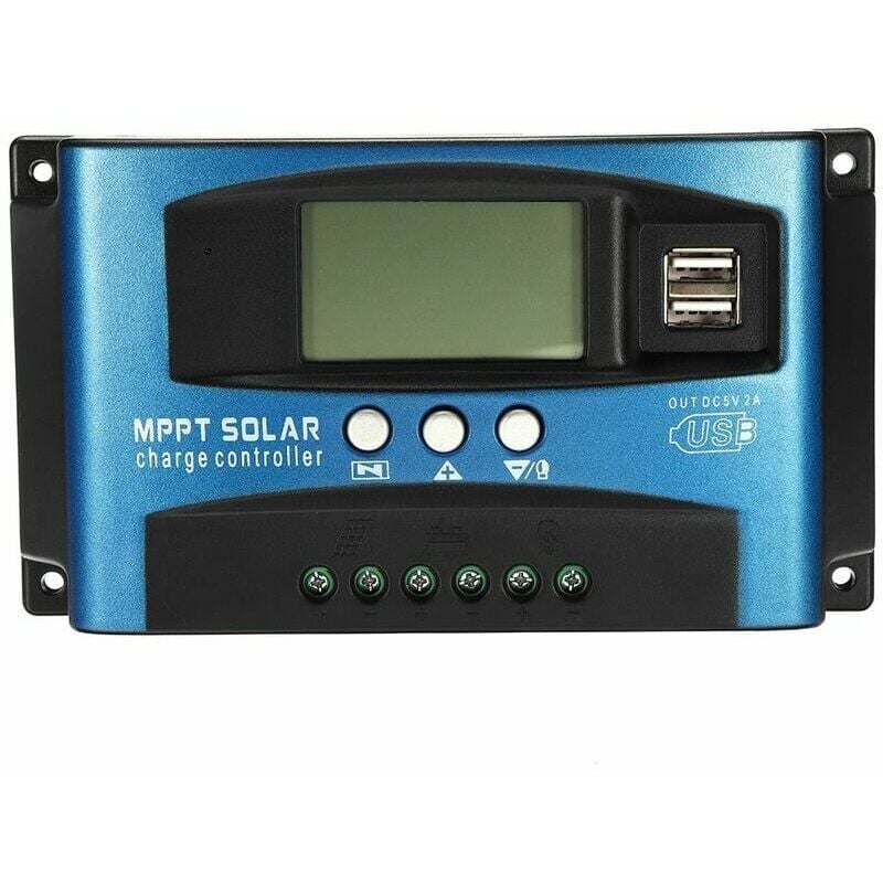 foto del prodotto regolatore per pannello solare mppt 100a regolatore di carica 12v 24v monitoraggio messa a fuoco automatica