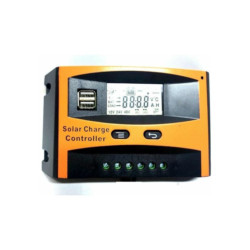 foto del prodotto regolatore solare 20 amp con 2 usb pwm carica ep solar 12 24v x pannelli solari