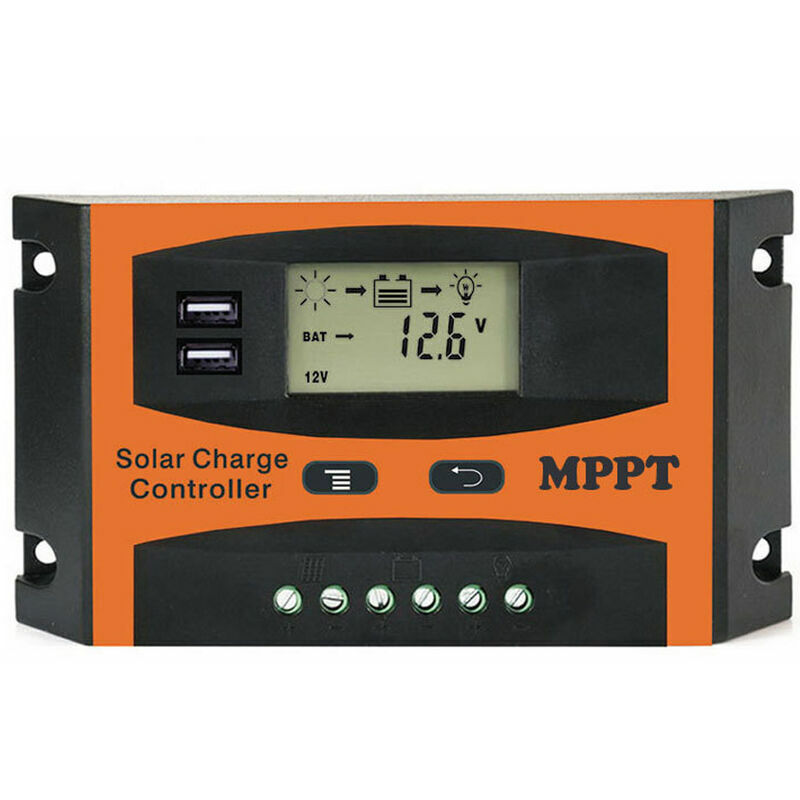 foto del prodotto regolatore solare ed eolico regolatore solare riconosciuto automaticamente 12 voltaggio 24 voltaggio pannello solare regolatore batteria doppio