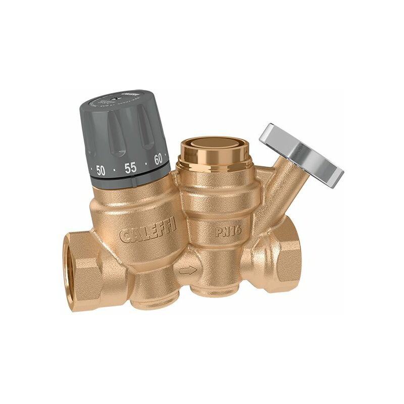 foto del prodotto regolatore termostatico con disinfezione termica automatica termostatica rp 1' caleffi 116260 rp 1