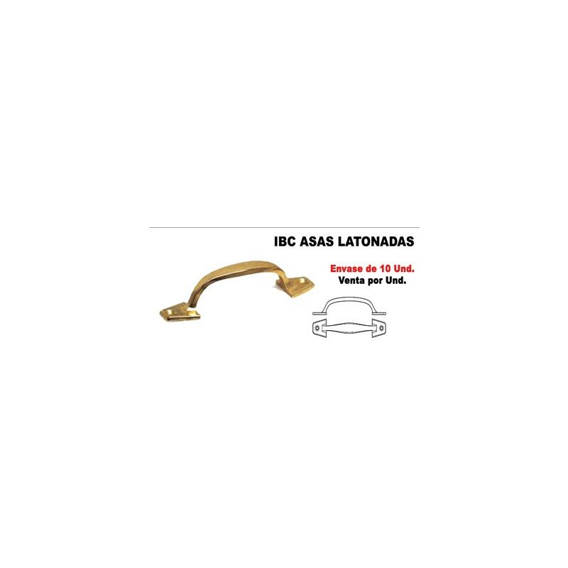 foto del prodotto rei maniglia ibc placcata ottone 235 53 lunga 130 mm