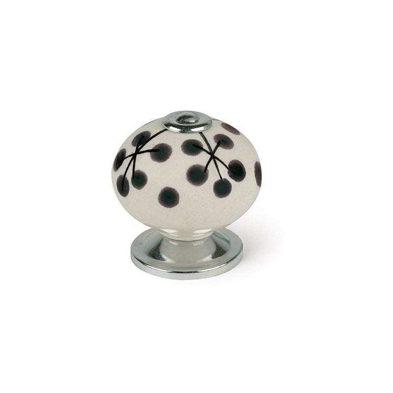 foto del prodotto rei pomo e506 azzurro metallo fiore 40 x 36 mm 4 pezzi