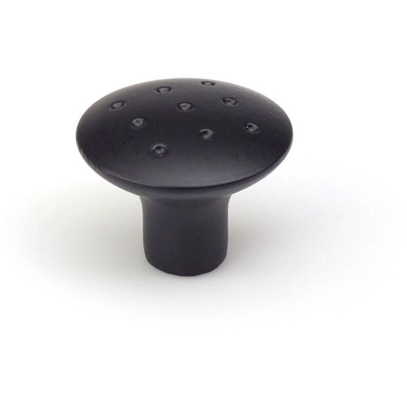 foto del prodotto rei pomo e774g nero metallo 35 x 29 mm 2 unit 