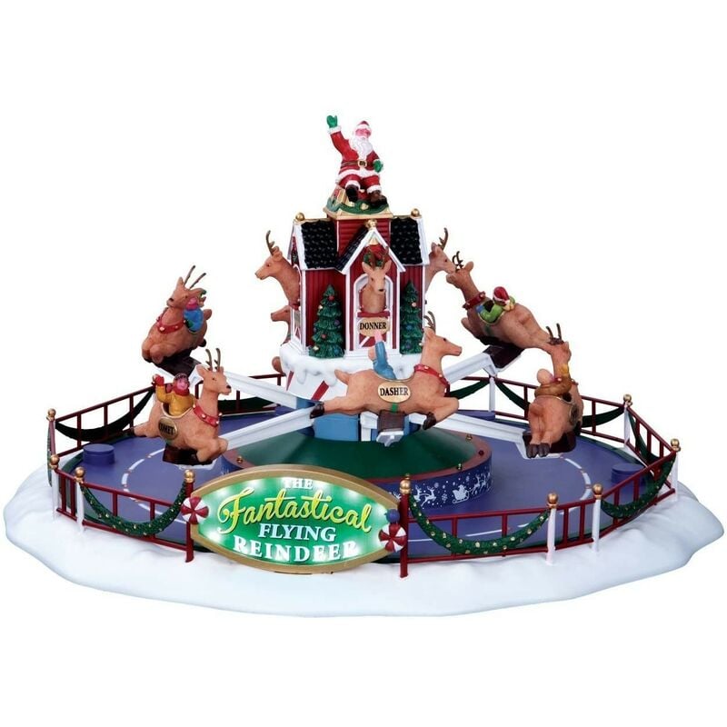 foto del prodotto reindeer on holiday 64058 villaggio di natale lemax