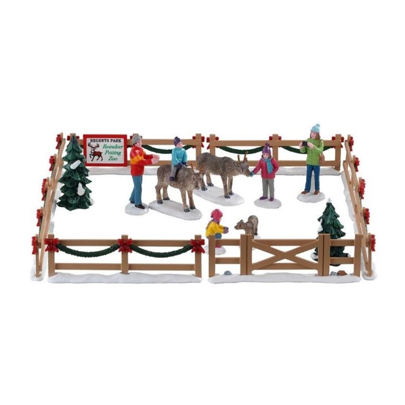 foto del prodotto reindeer petting zoo set of 17 cod. 93434