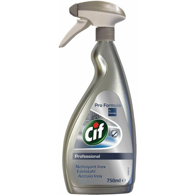 immagine 0 del prodotto reinol cif 6 x 0,75 l detergente in acciaio inossidabile professionale