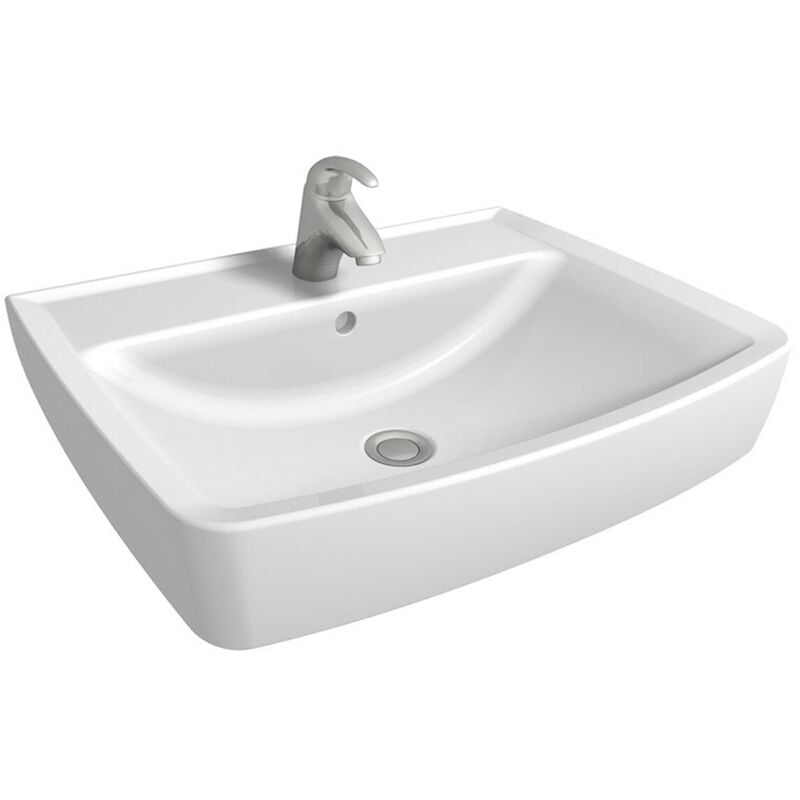 foto del prodotto rekord, lavabo sospeso 50 x 38 cm, con foratura e troppopieno k91952000 kolo by geberit