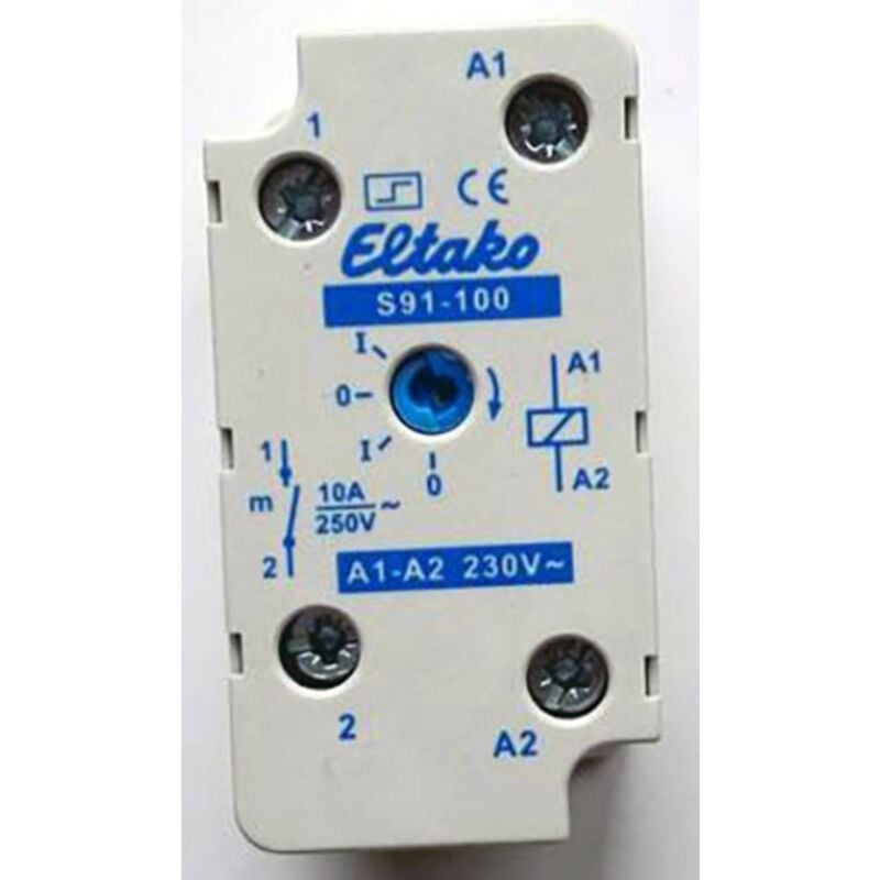 foto del prodotto rel a impulso da parete eltako s91 100 230vac 1 na 230 v ac 10 a 1 pz.