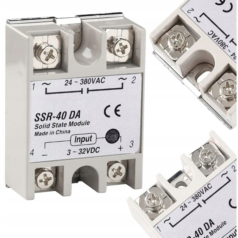 foto del prodotto rel a stato solido ssr 40 da 40a 24 380vac led