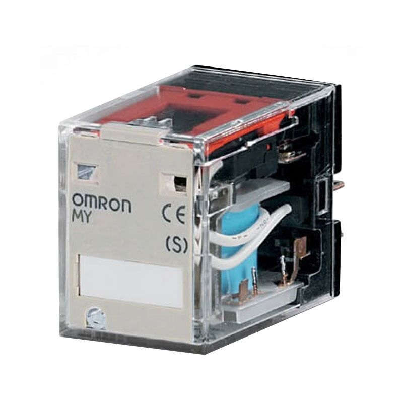foto del prodotto rel contatti omron 2 scambi led 24v dc my2n24dcs 103515