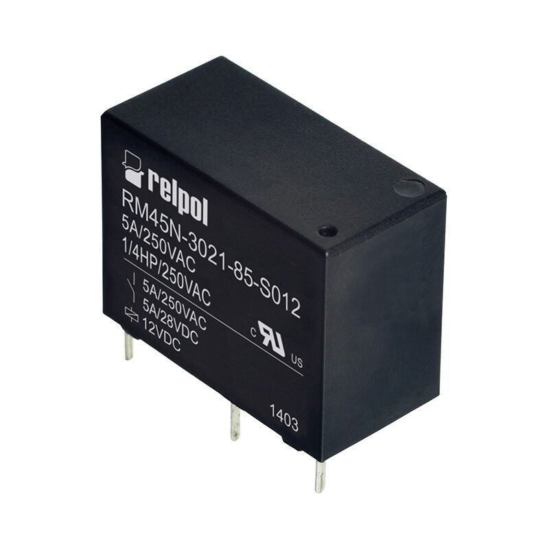 foto del prodotto rel elettromagnetico spst no 12v 5a da c.s.