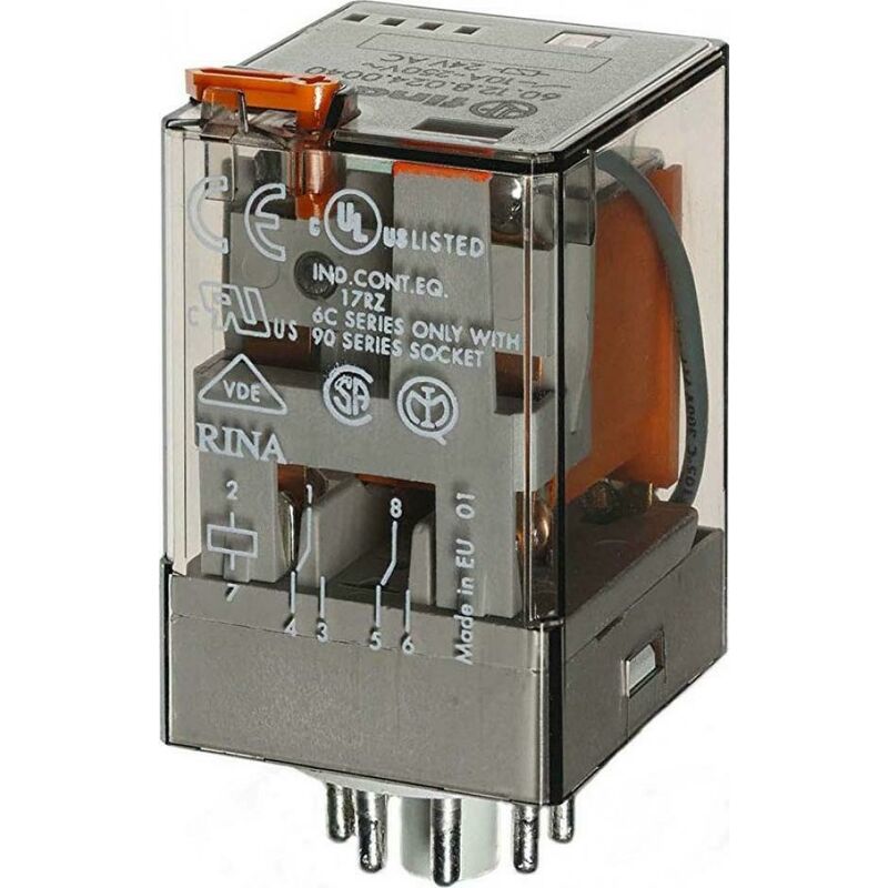 foto del prodotto rel industriale 2 contatti 10 a octal 601282300040 finder