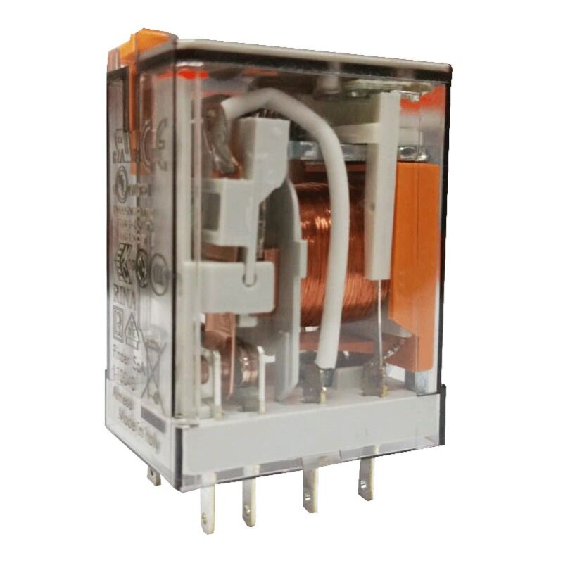 foto del prodotto rel industriale 4 contatti scambio 7 a 12 v dc finder 553490120094