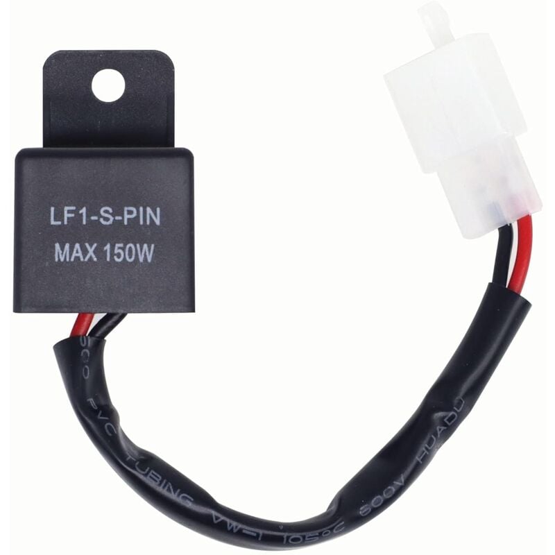 foto del prodotto rel lampeggiante universale per moto a 2 pin 12v led rel lampeggiante a carico indipendente trasmettitore lampeggiante 0,1 w 150 w