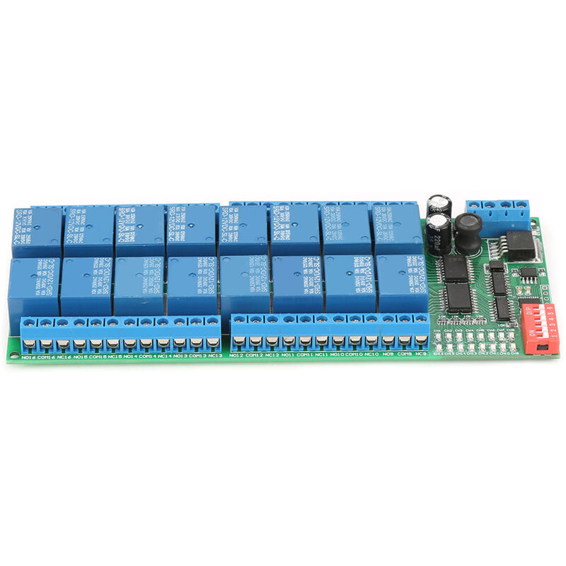 foto del prodotto rel modbus, ritardo massimo 255 secondi rs485 dc 12v tensione di lavoro 11ma corrente di standby modalit di controllo comando modbus rtu, per la