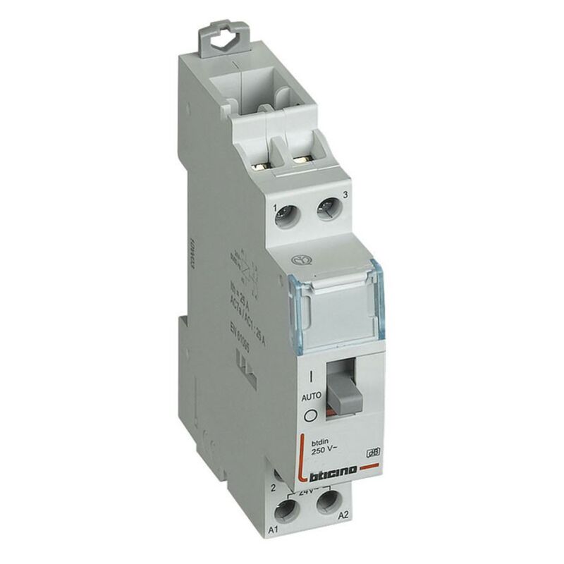 foto del prodotto rel monostabile bticino btdin 16a 230 vac 1 no 1 nc ip20 1m fm1ac1n230m