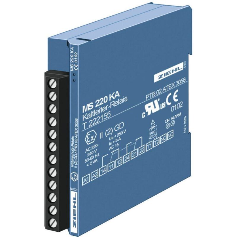 foto del prodotto relè protezione motore con termistore ziehl msr 220 ka numero uscite relè 2