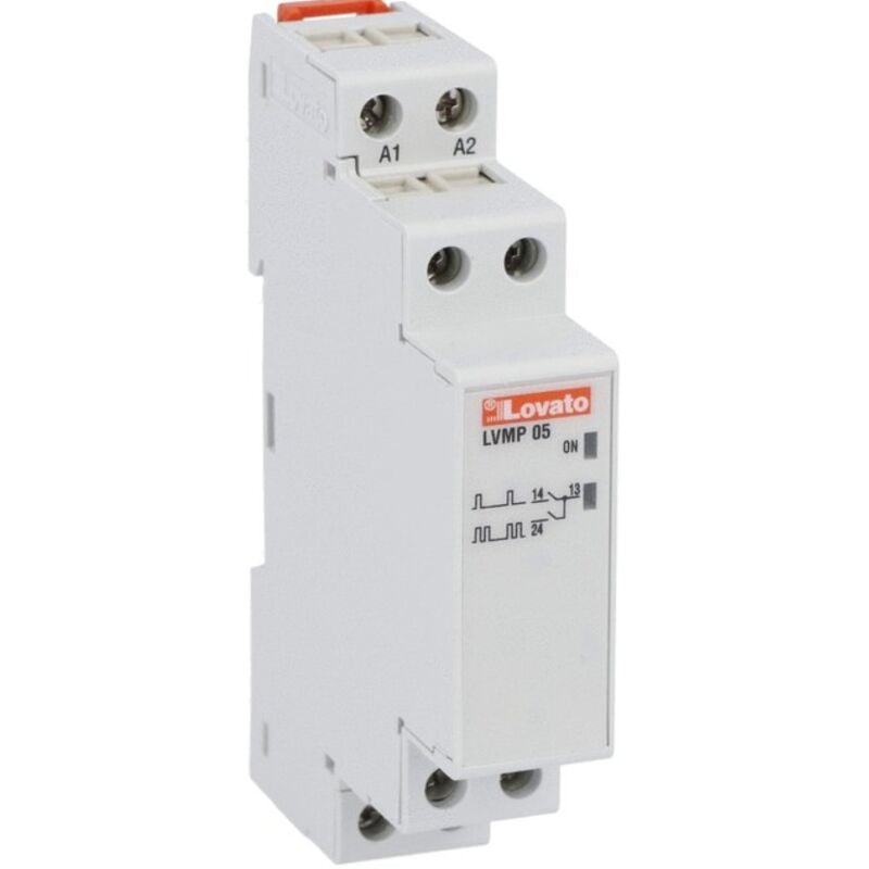 foto del prodotto rel scambio lovato 2 uscite alimentazione ac dc 24 48vdc 24 240vac