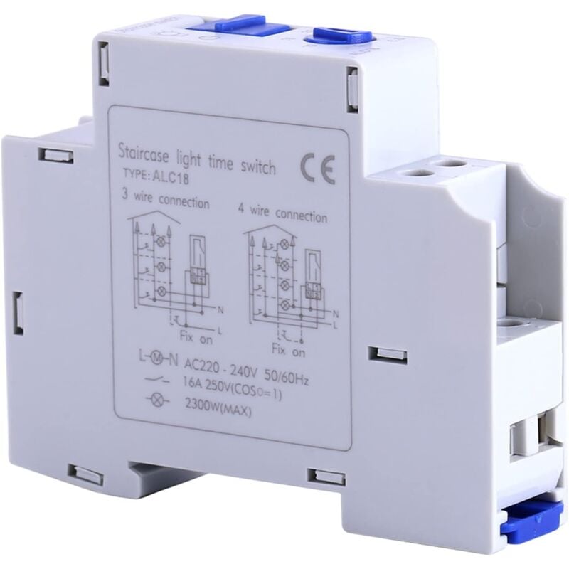 foto del prodotto rel temporizzato 220v, temporizzatore corridoio, temporizzatore elettronico, rel scale, dispositivi meccanici.