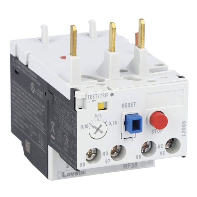 foto del prodotto relè termico lovato montaggio contattore bf09-38 24 a 32a rf383200