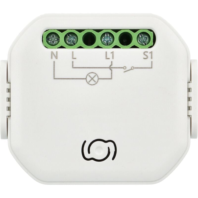 foto del prodotto rel wi fi singolo interruttore a muro