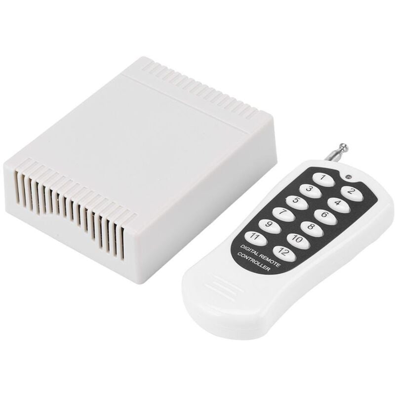 foto del prodotto rel wireless, rel 12 canali dc 12v compatibile con telecomandi per porte da garage zoternen