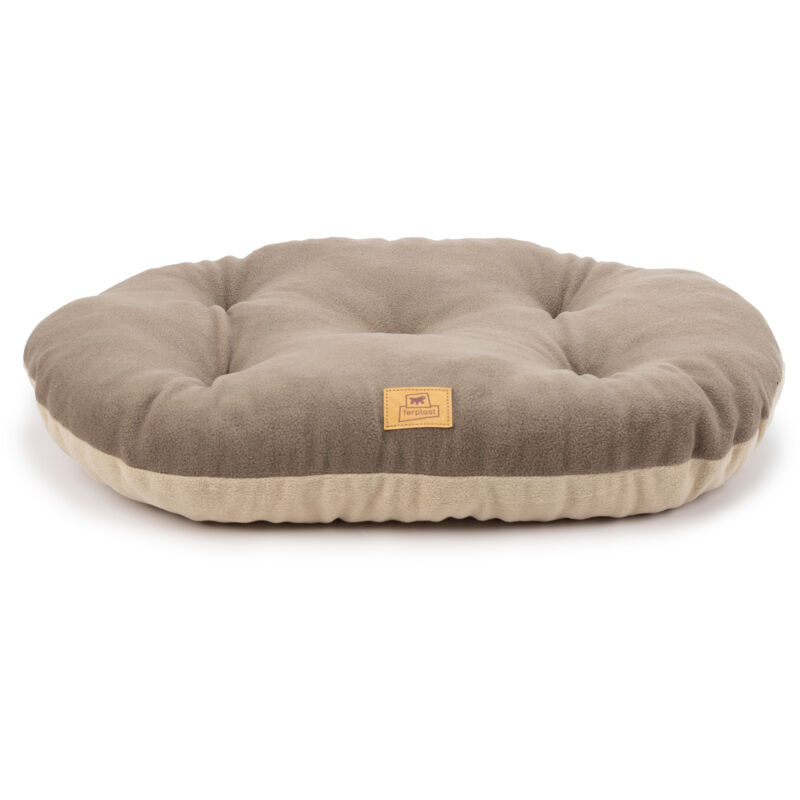 foto del prodotto relax microfleece cuscino per cani e gatti in morbido micropile. vari colori e misure.. variante 78 8 misure 78 x 50 cm tortora ferplast