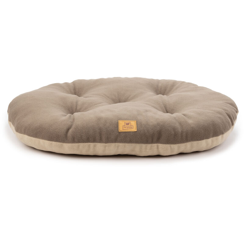 foto del prodotto relax microfleece cuscino per cani e gatti in morbido micropile. vari colori e misure.. variante 89 10 misure 85 x 55 cm tortora ferplast