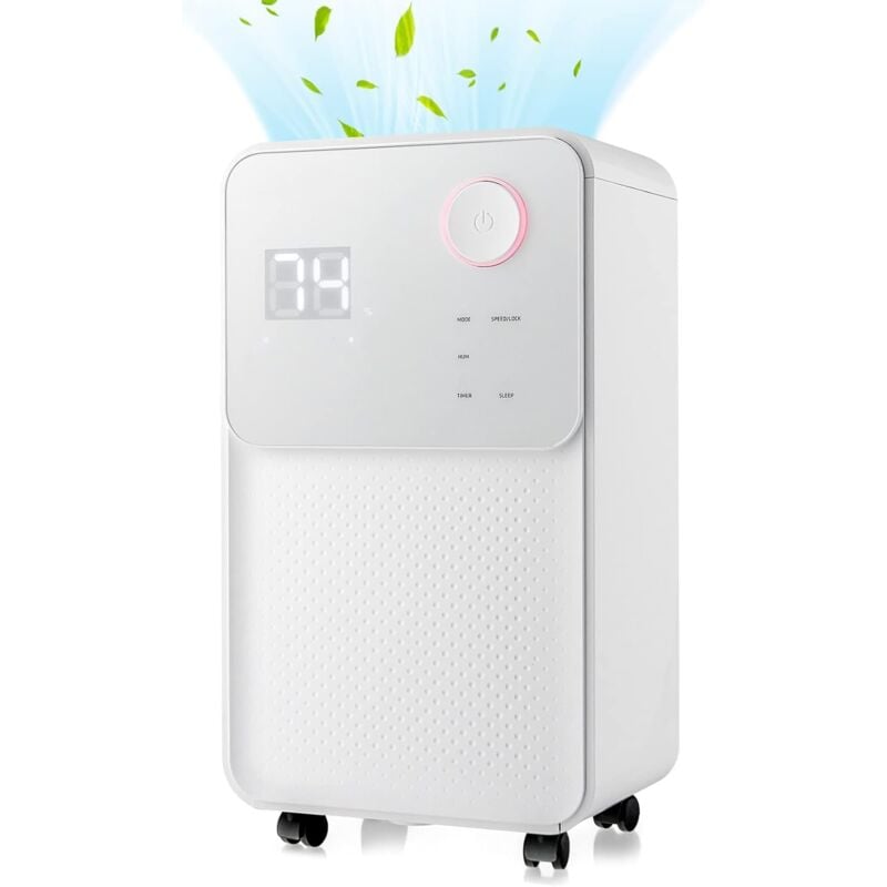 foto del prodotto relax4life deumidificatore casa con 2 velocit , deumidificatore daria portatile con serbatoio dell acqua, timer 24 ore, blocco per bambini wifi,