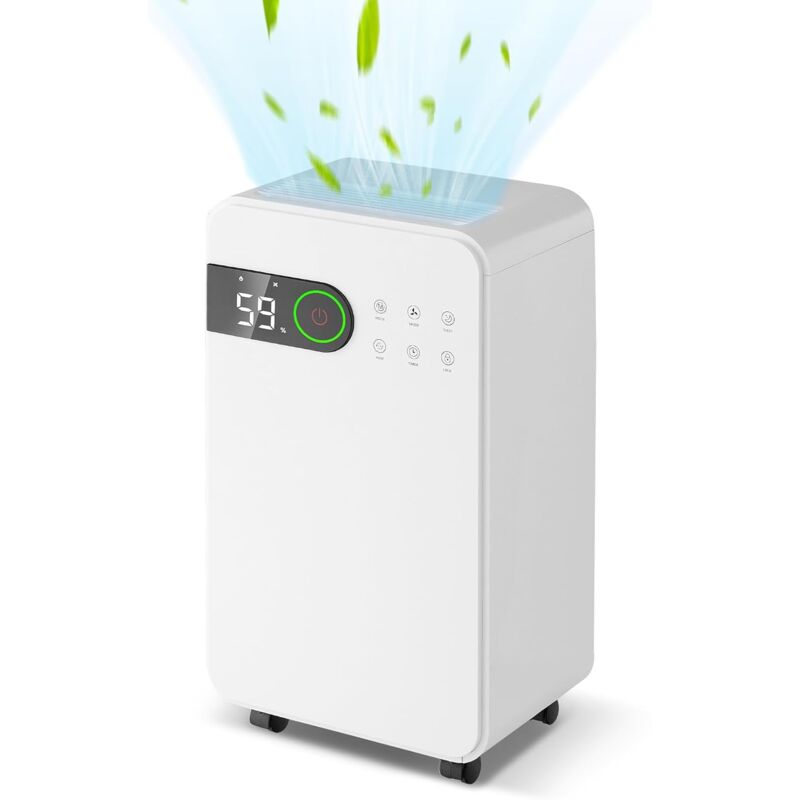 immagine 0 del prodotto relax4life deumidificatore con potenza di deumidificazione di 12l 24 ore, con display digitale, modalit sleep, timer, tubo di scarico e serbatoio