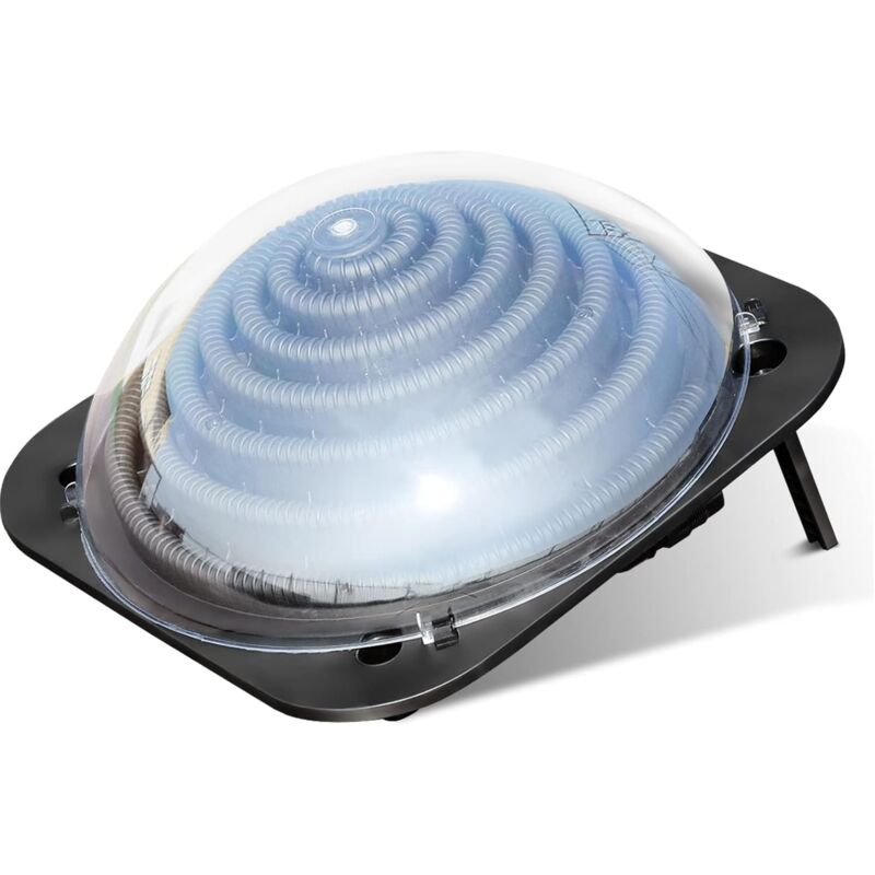 foto del prodotto relax4life riscaldatore solare per piscina, riscaldatore solare a cupola per piscina all aperto, riscaldatore di alta qualit con supporti