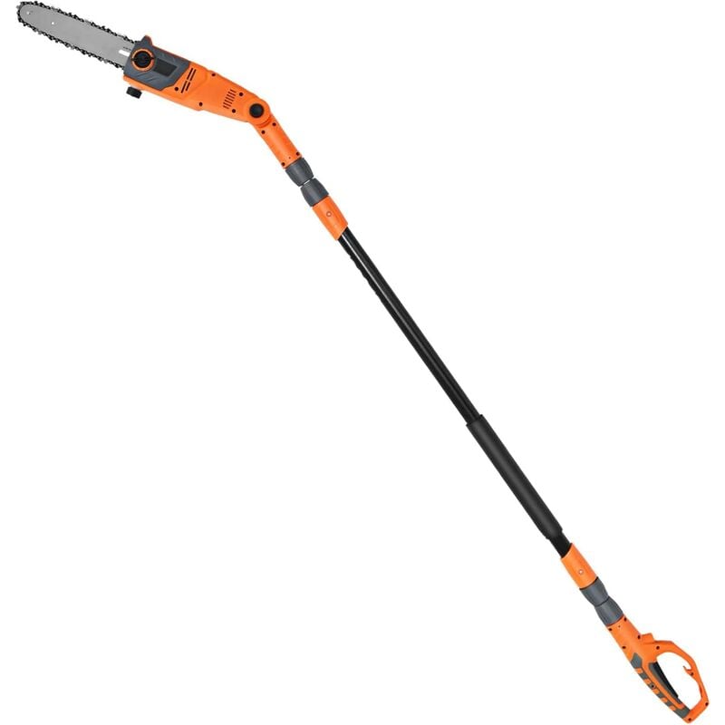 foto del prodotto relax4life sega potatrice elettrica 750 w, lunghezza regolabile 212 286 cm con asta di prolunga telescopica, velocit 10,8 m s con testina 10