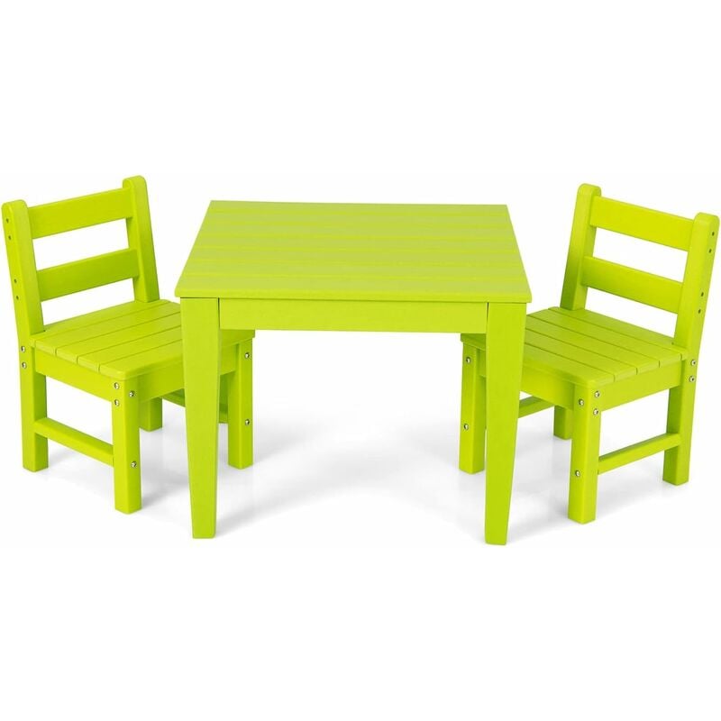 foto del prodotto relax4life set tavolo e 2 sedie per bambini, set di mobili per giocare, disegnare e leggere, tavolino attivit per cameretta e asilo nido tavolino